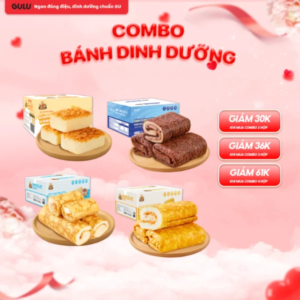 Bánh Da Trứng Cuộn Kem Tươi Chà Bông GULU FOODS
